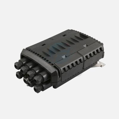 China Maximum Fusion 288Cores  Horizontal 4 Inlet 4 Outlet Ports Fiber Optic Splice Closure for sale