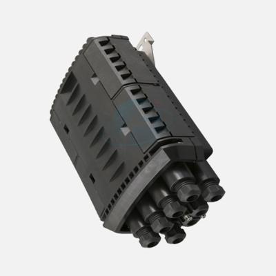 China Maximum Fusion 288Cores  Horizontal 4 Inlet 4 Outlet Ports Fiber Optic Splice Closure for sale
