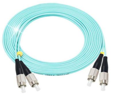 China Duplex Multimode Fiber Optic Cable OM3 OM4 FC UPC To FC UPC for sale
