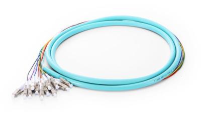 China 12 Bunchy Multicore Pigtail With LC Upc Connector In Telecommunication for sale
