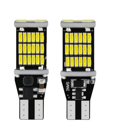China Universal Car Led Tail Light And Turn Signal bulbT15 4014 45smd  12-24V for sale