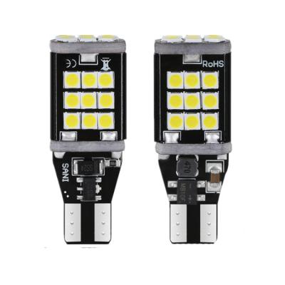 China ODM 3030 T15 Automotive LED Turn Signals Canbus Error Free Brake Reversing For Cars for sale