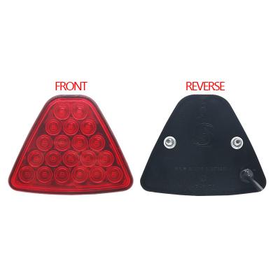 China Red Color Pilot Automotive Led Lights Triangle Car Modified Lights  1000lm for sale