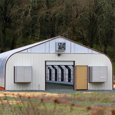 China Agricultural Tunnel Fully Automated Light Deprivation Greenhouse Single-span Blackout Greenhouse for sale