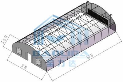 China 100% Shading LED Grow Herb Greenhouse With Blackout System for sale