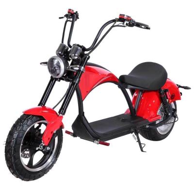 China Big Wheel Citycoco Electric Scooter Black Off Road 2000w Shock Absorber for sale