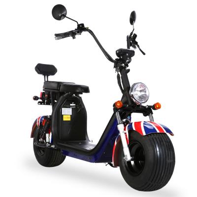 China Eec Coc Approved Citycoco Electric Scooter 1000w 1500w 2000w Removable Battery for sale