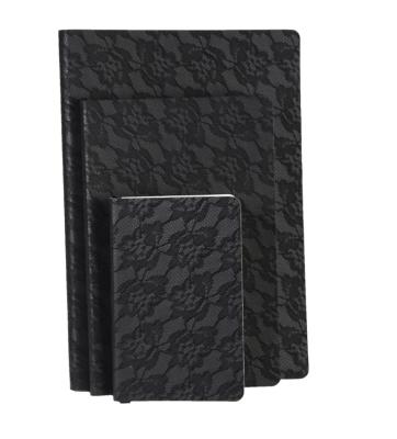 China CMYK Stone Paper Notebook Lace Gradient Color Pu Leather Notebook for sale