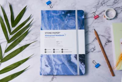 中国 Customized Scratch-Resistant Stone Paper Notebook For Businesses waterproof tear resistant smooth writing 販売のため