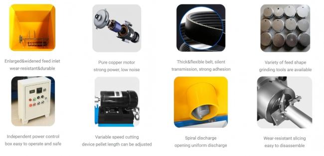 Feed extruder mechanical structure