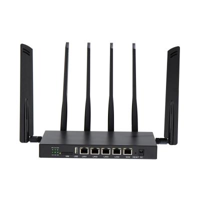 China WS1208V2 Dual Band Wifi Router 5ghz Black Metal Shell With SIM Slot for sale