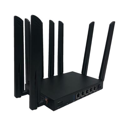 China Router sem fio dos routeres 5g de WS1208 1200Mbps 4G 5G com metal preto Shell à venda