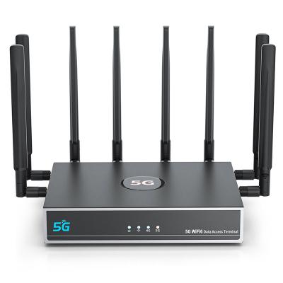 China AX3000 Dual Band Wifi Router 5g CPU MT7981B+SDX62 Gigabit Port Wifi 6 5g Sim Router à venda