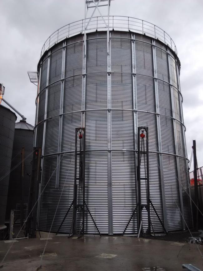 Alibaba China 2000tons grain storage silo corn maize steel silo price for sale