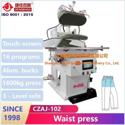 China Vacuum Pump Pant Press Machine Industrial Garment Ironing Machine For Waist Topper for sale