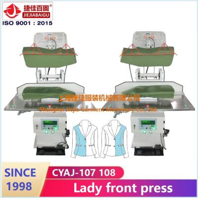 China Lady 220V Dress Shirt Press Machine 1.5KW Vertical Front Press for sale