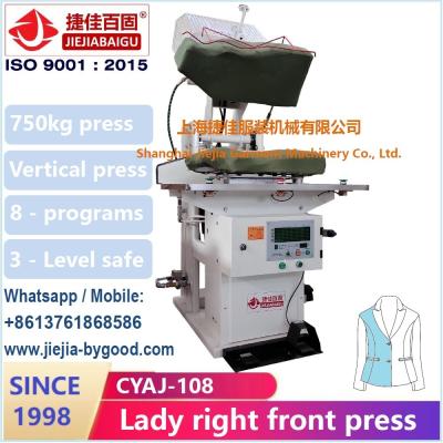 China 220V Lady Jacket Suit Dress Pressing Machine With Steam Heating Chamber blazer suit suit press machine for sale