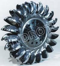 China Stainless Steel Pelton Turbine Runner with Cast or Forge CNC Machined For Pelton Water Turbine for sale