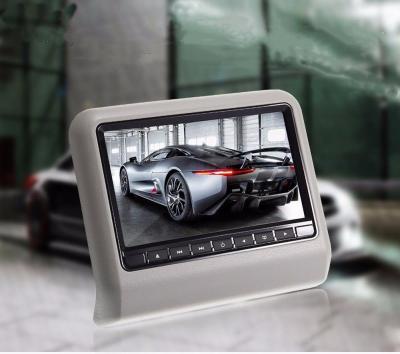 China HDMI Grey Color Portable Headrest DVD Player , Car TV Monitor 16 / 9 Wide Screen for sale