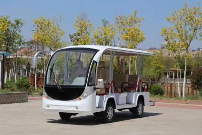 China Four Row Seat Sightseeing Vehicle BS-4R-La semi- closed on sale for sale