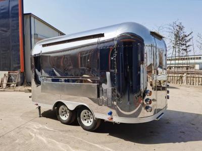 China Hot Selling Airstream Fast Food Trailer Standard Food Truck With Full Kitchen For Sale for sale