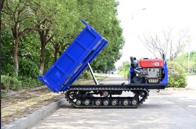 China 3 Ton Tracked Dumper Full Hydraulic Crawler Carrier Crawler Mini Transport Dumper For Sale en venta