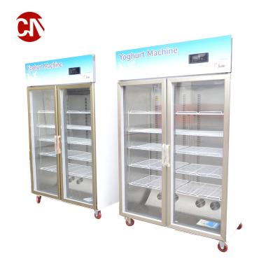 China Smart Commercial Double 1 / 2 Door Cheese Yogurt Fermentation Tank Showcase Room for Processing Machines for sale