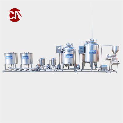 China Línea de yogur de 200L / Línea de procesamiento de yogur pequeño Máquina para hacer yogur en venta