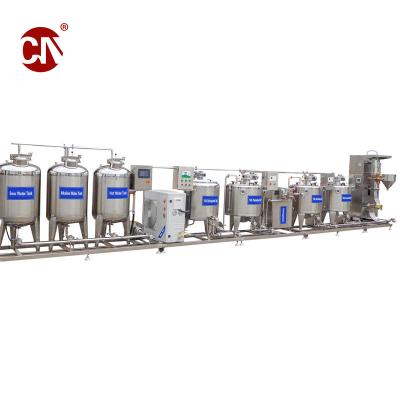 China Semi-Automatic Milk Processing Production Line for Uht Milk Yogurt Ice Cream for sale