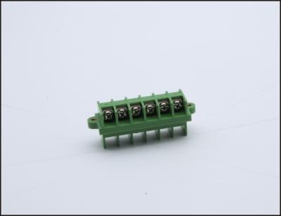China Brass Copper Steel Feedthrough Terminal Block  UL94-V0 / PA66  25A /600V 7.50mm Pitch  M3  Screw for sale