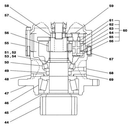 191-2693 199-4487 Excavator Swing Drive Gear Applied To 325C 325D 322C 324D 329D