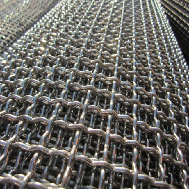 High Carbon Steel Screen Crimped Filter Wire Mesh