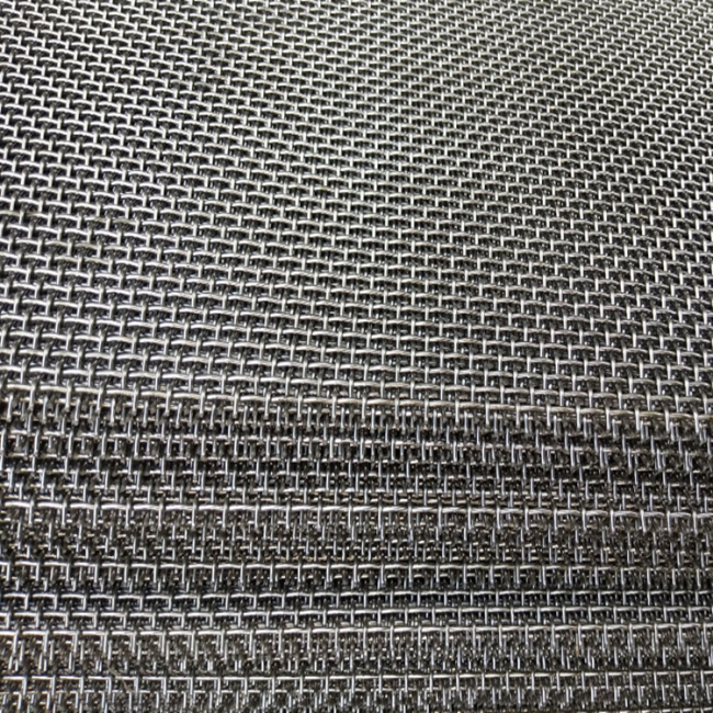 High Carbon Steel Screen Crimped Filter Wire Mesh