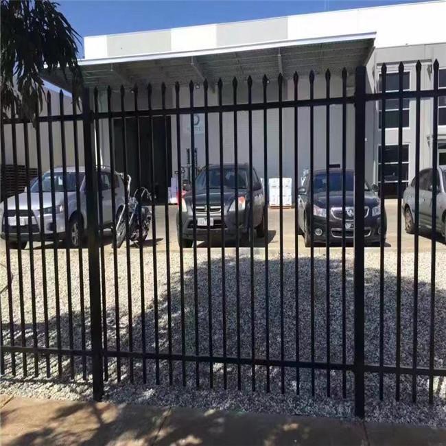 High Quality Steel Fence Akzo Nobel PVC Colors House Gate designs Wrought iron fence Zinc steel fence