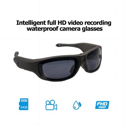China Full HD 1080P Bluetooth Video Sunglasses With Polarized UV Protection Safety Lens for sale