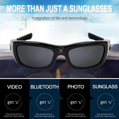 China 720p Bluetooth Video Sunglasses Recording For Trekking Walking Golf Outdoor Sports for sale