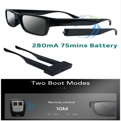 China 1080p HD Surveillance Camera Spy Video Sunglasses For Security 64G TF Card for sale