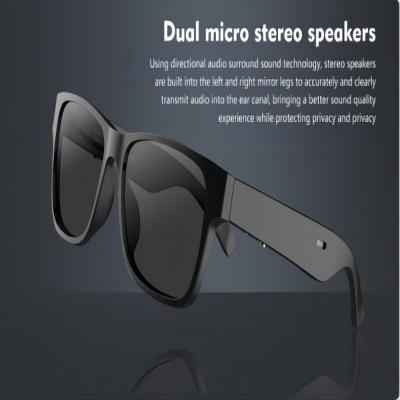 China Wireless Music Bluetooth Video Sunglasses Anti Blue Ray Lenses Connect With Phone for sale