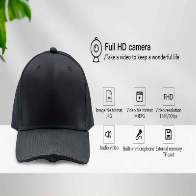 China Wearable Body Camera Hidden Camera Hat 128GB External Storage 1296P Recorder for sale