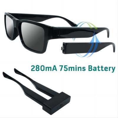China 1080P Touch Switch Video Recording Safety Glasses With Remote Controller for sale