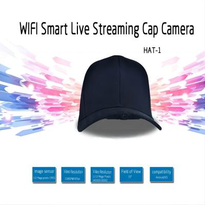 China Live Streaming WiFi Camera Hat 2K Action Camera Connect With Hotspot/ Wireless Router for sale