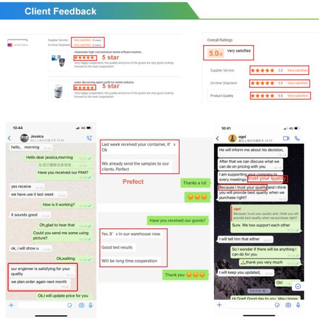 Customer testimonial for Cleanwater products