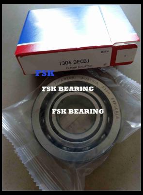 China P4 Iron Cage 7306 BECBJ Angular Contact Ball Bearing For Machine Tool for sale