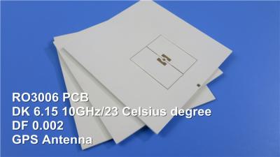 Китай PCB монтажной платы DK6.15 PCB 2-Layer Rogers 3006 25mil 0.635mm микроволны Rogers RO3006 DF 0,002 высокочастотный продается