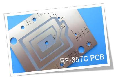 China Placa de circuito de alta frecuencia Taconic de cobre del PWB de RF-35TC 0.3m m 1oz RF en venta