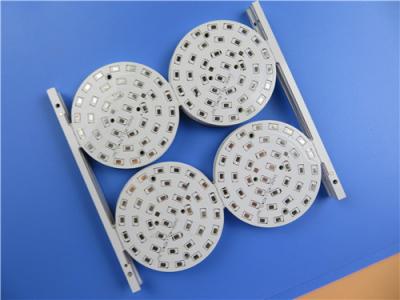 China 1.0 W/MK 75um dielectric Aluminum Substrate PCB For 9W LED Lighting for sale