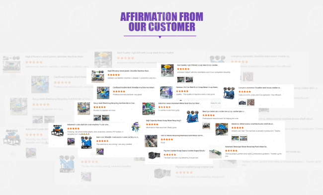 Customer reviews and testimonials