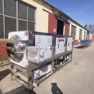 Industrial Peanut Fryer Machine Line Peanuts Kernels Frying Line