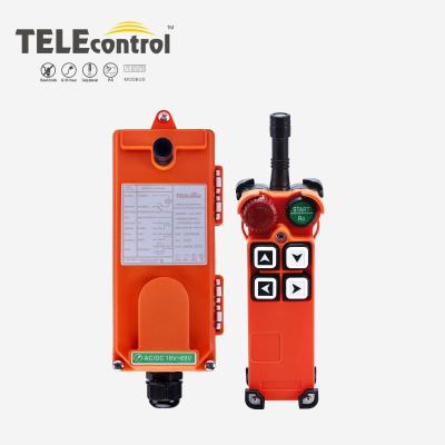 China Telecontrol Industrial Crane Remote Control System 4 Single Buttons Telecrane F21-4S for sale