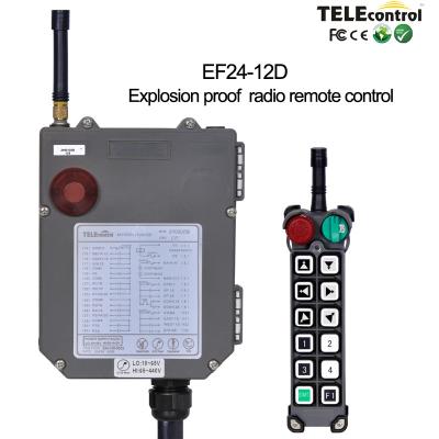 China Telecontrol EF24-12D Industrial Wireless Remote Control Used For Hazardous Area for sale